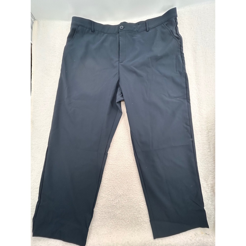 Torrid Womens Navy Blue Straight Leg Stretch Work Pants 28R Professional Career